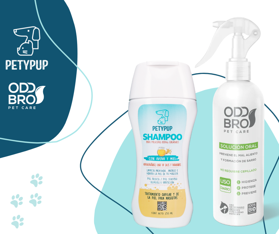Shampoo PetyPup + Renovapet Oral