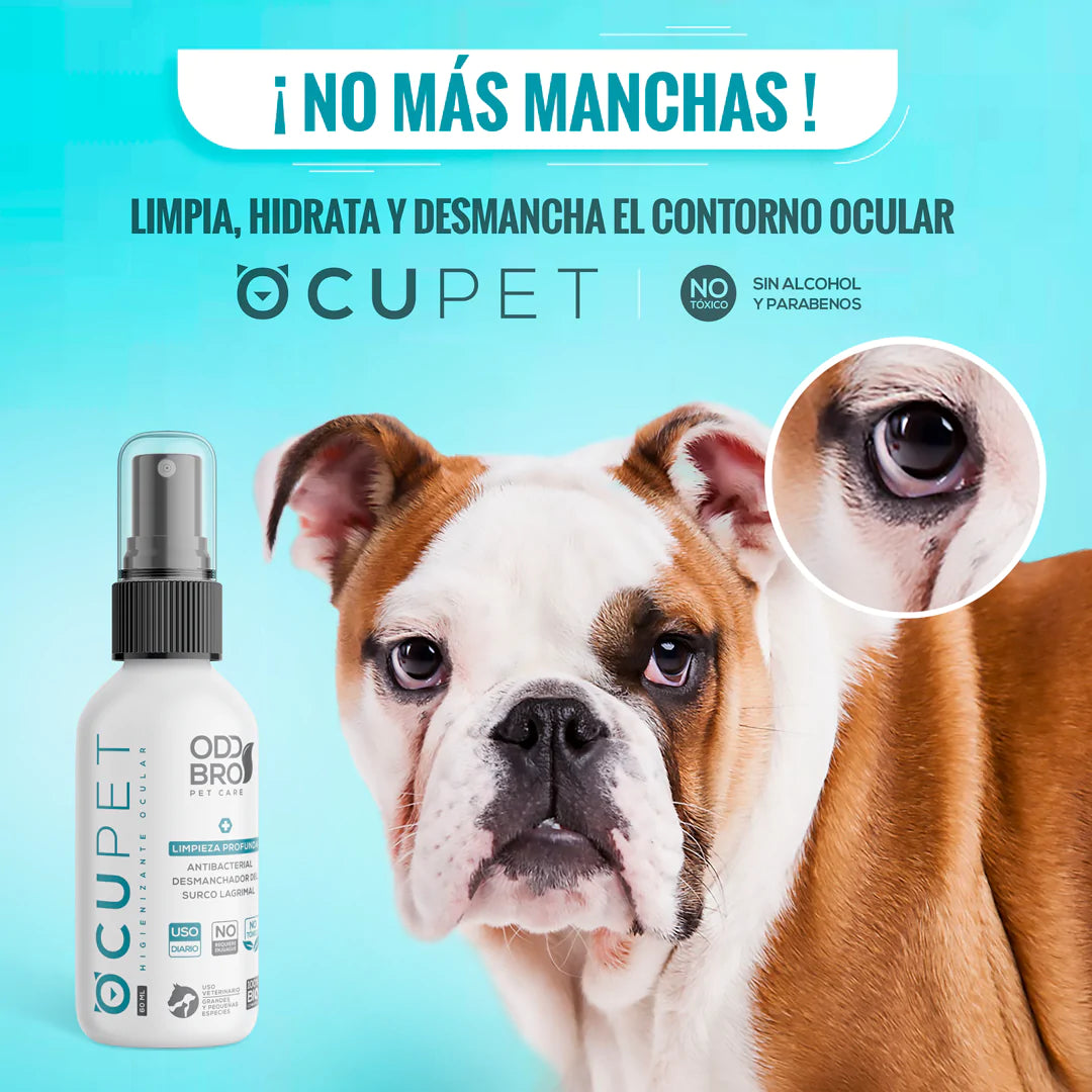 RENOVAPET TÓPICO Solución Dérmica Para Animales + ÖCUPET Adiós A Las Manchas De Los Ojos Para Mascotas 🐶👀